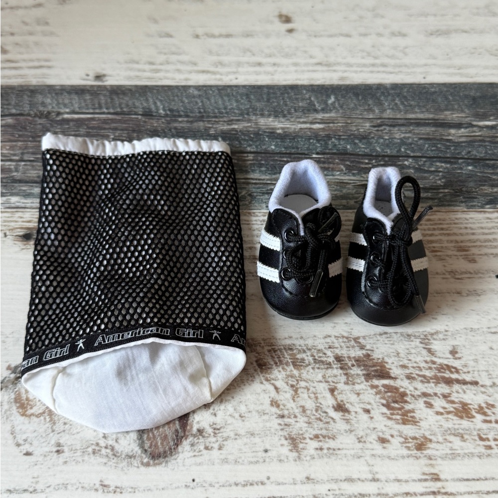 American Girl Doll Just Like You Soccer Outfit - 18” Doll Shoes Cleats & Bag